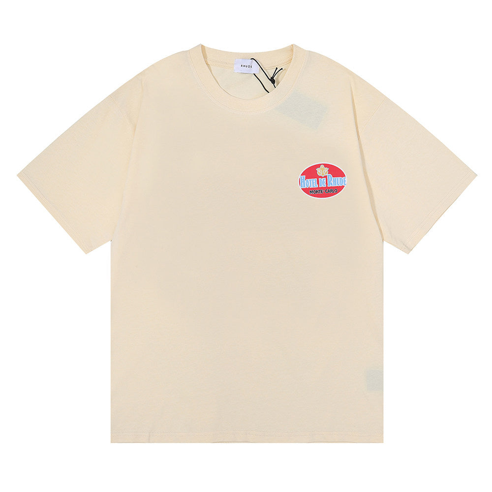 RHUDE American Vintage Graphic Printed Oversized Summer Tee
